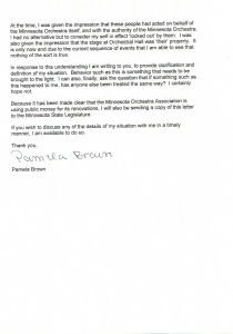 Michael Henson letter, page two
